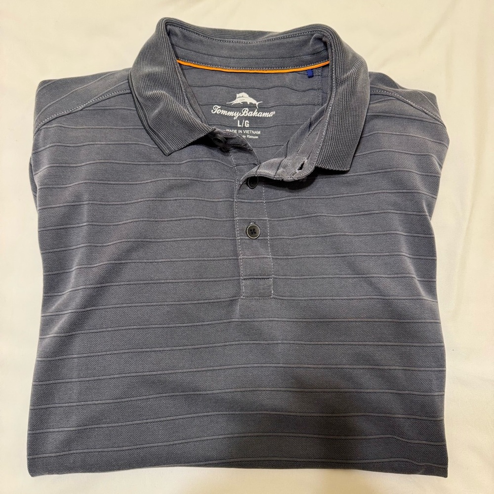 Tommy Bahama Charcoal Polo Shirt
